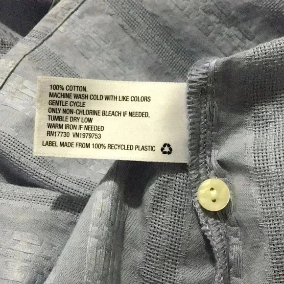 UT Ruffle 3/4 Sleeve Top Blue Cottage Core Sz XXL - Picture 5 of 6